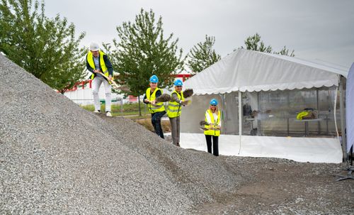 The groundbreaking ceremony for Costco’s second establishment in Sweden!